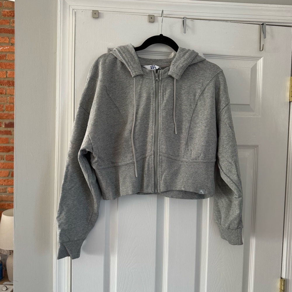 JoyLab Gray Zip-Up Hoodie